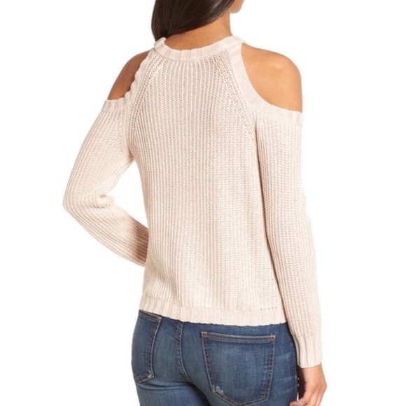 Rails cold shoulder blush sweater - Picture 2 of 8